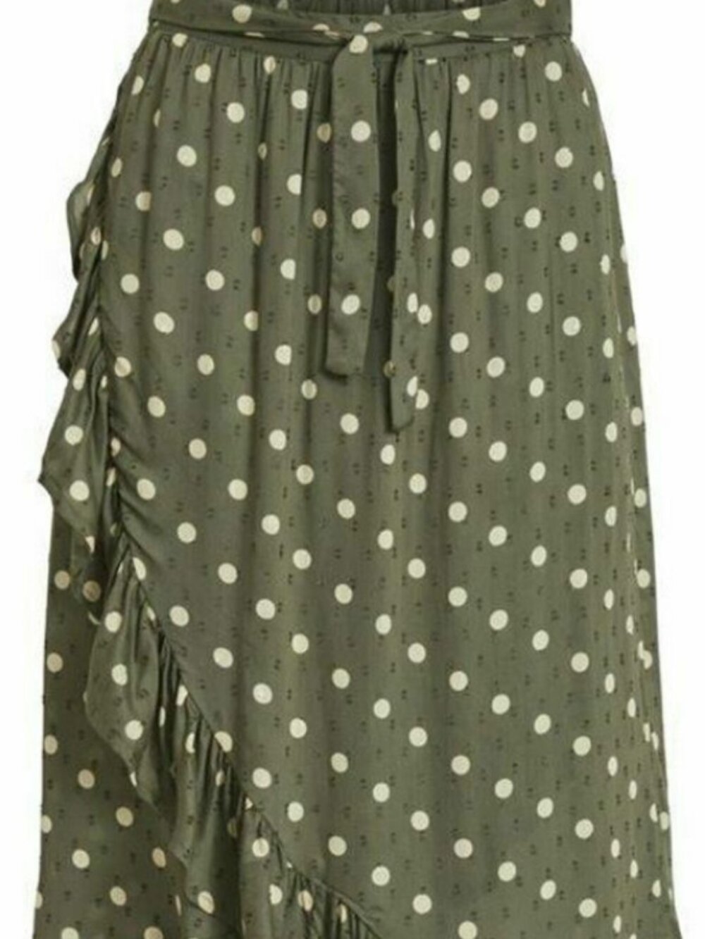 Object Collectors Item Objphoenix Wrap Skirt Dot Printed Green M 38